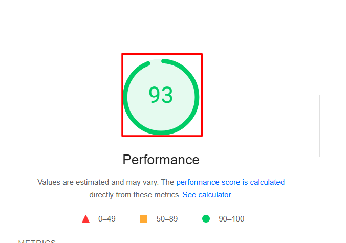 website speed performance